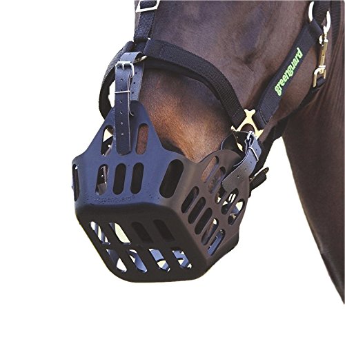 Shires Greenguard Muzzle - Black Cob - PawsPlanet Australia