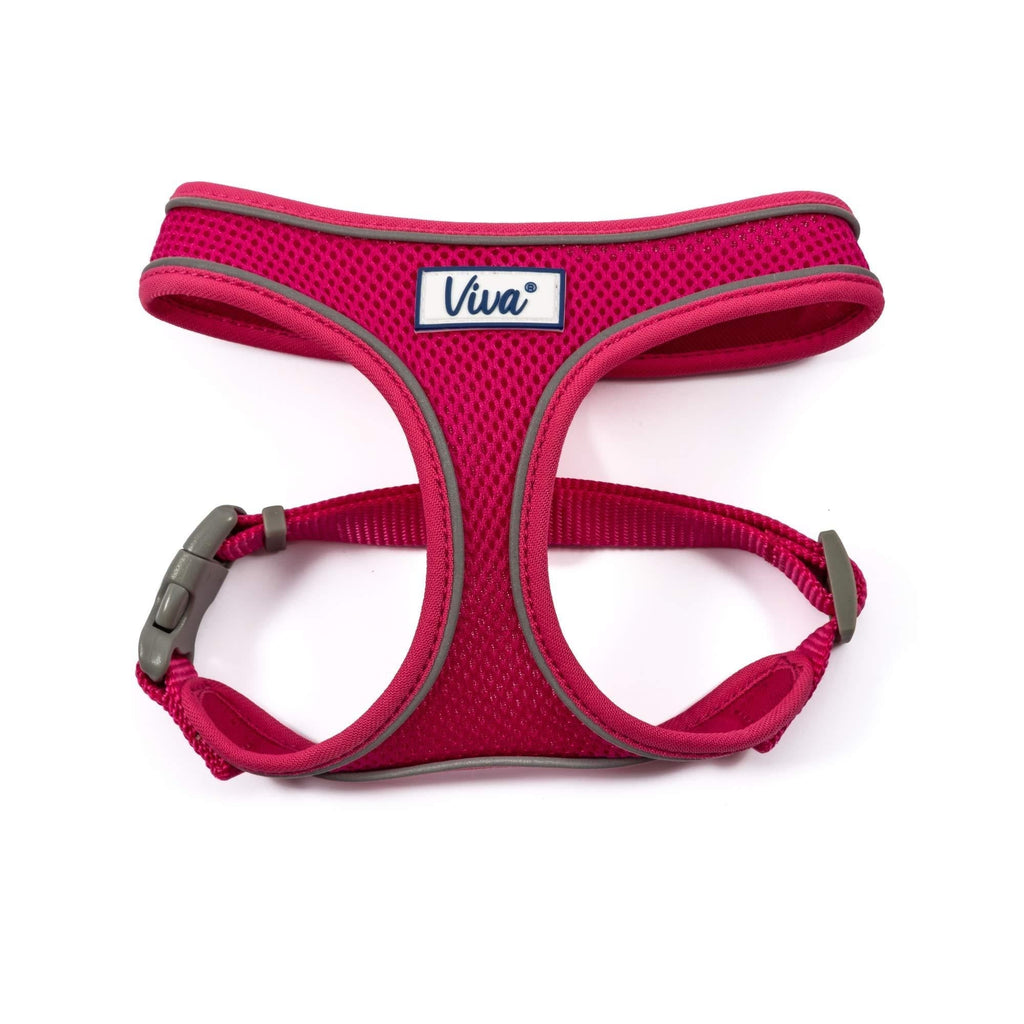 Ancol Viva Lightweight Breathable Comfort Mesh Dog Harness Pink Size Large (Fits Girth 53-74 cm) L Size - PawsPlanet Australia