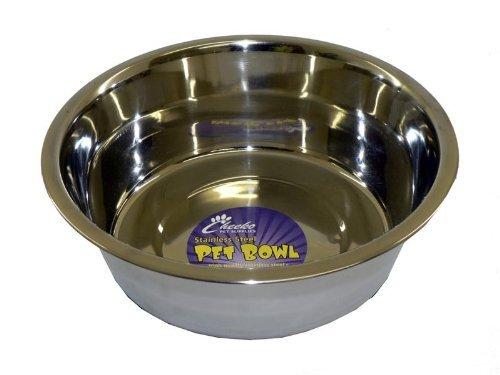 Cheeko Fusion Non Slip Stainless Steel Bowl, 4L, 11-Inch - PawsPlanet Australia