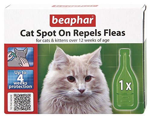 Beaphar Cat Flea Drops - 4 Week Protection (Pack of 6) - PawsPlanet Australia