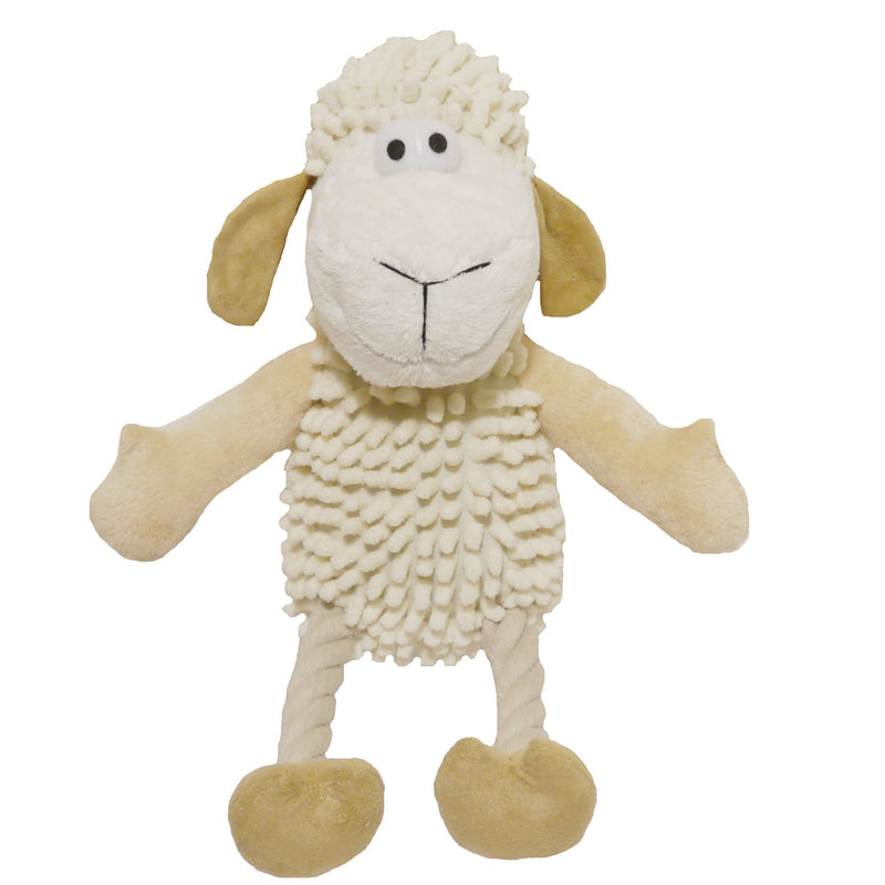 Rosewood Farmyard Sheep Dog Toy, tan - PawsPlanet Australia