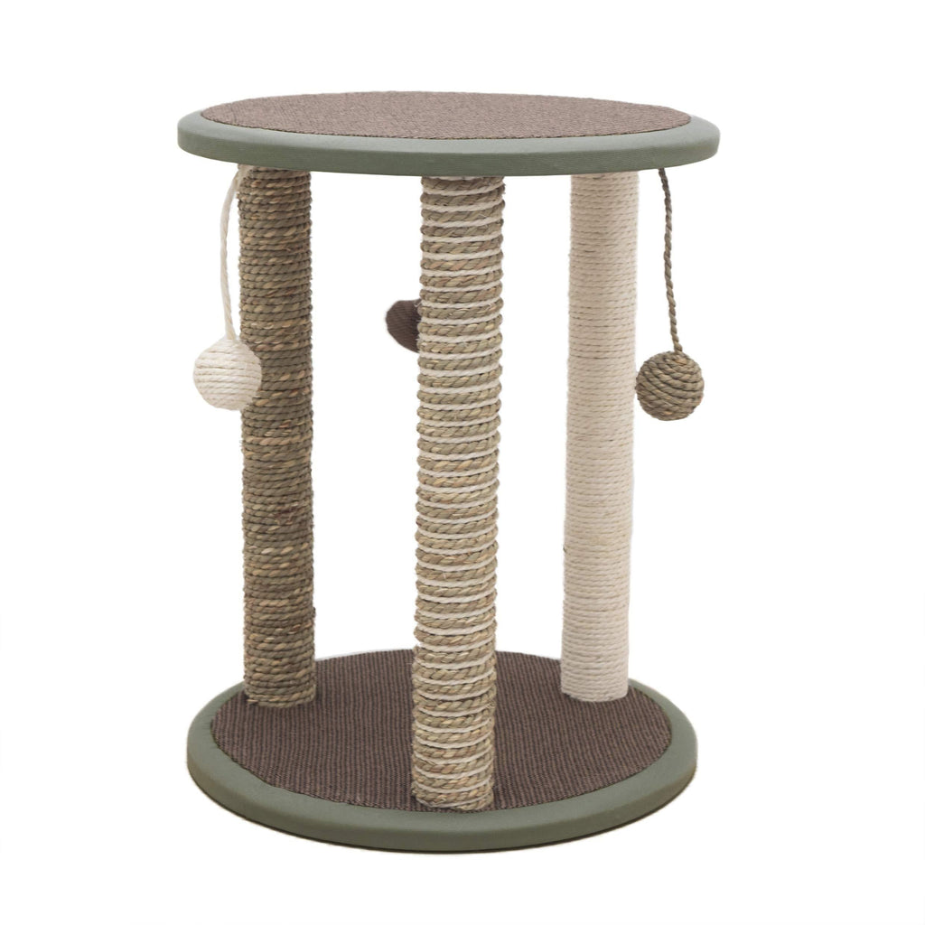 Rosewood Zurich Cat Scratcher/Post, green/beige - PawsPlanet Australia