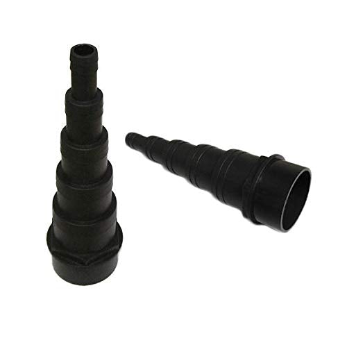 Pisces Black 1.5" Multi-stage solvent hosetail -0.5"-1.5" - PawsPlanet Australia