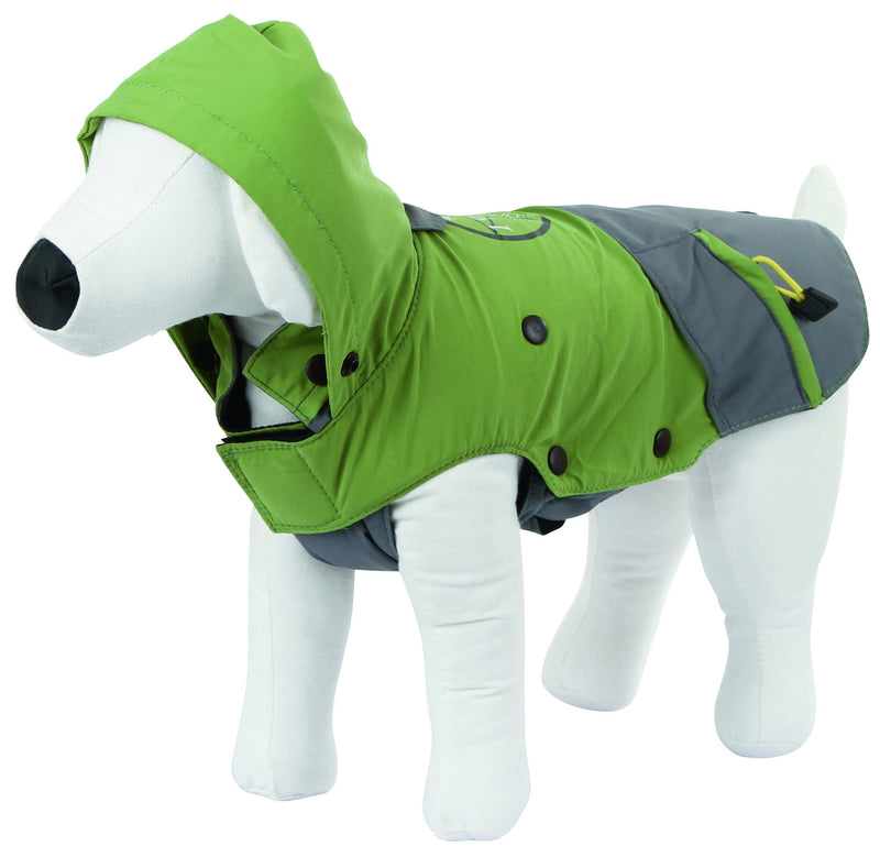 Kerbl Outdoor Dog Coat Vancouver, 45 cm, Green/Grey 40 cm - PawsPlanet Australia