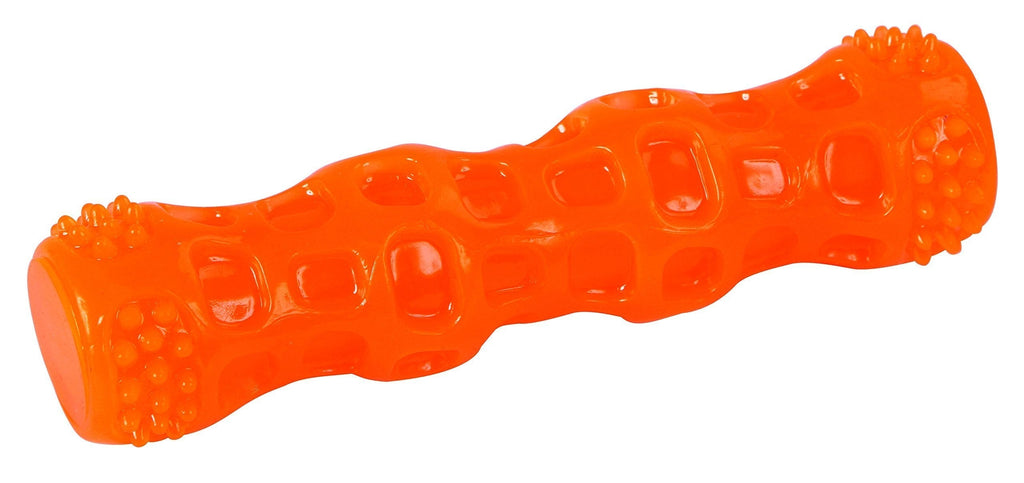 Kerbl Stick ToyFastic Squeaky, 18 x 4 cm, Orange - PawsPlanet Australia