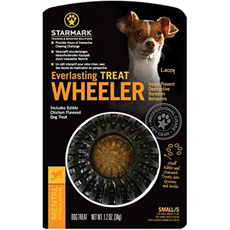 STARMARK Everlasting Treat Wheeler Dog Toy, Small 34 g (Pack of 1) - PawsPlanet Australia