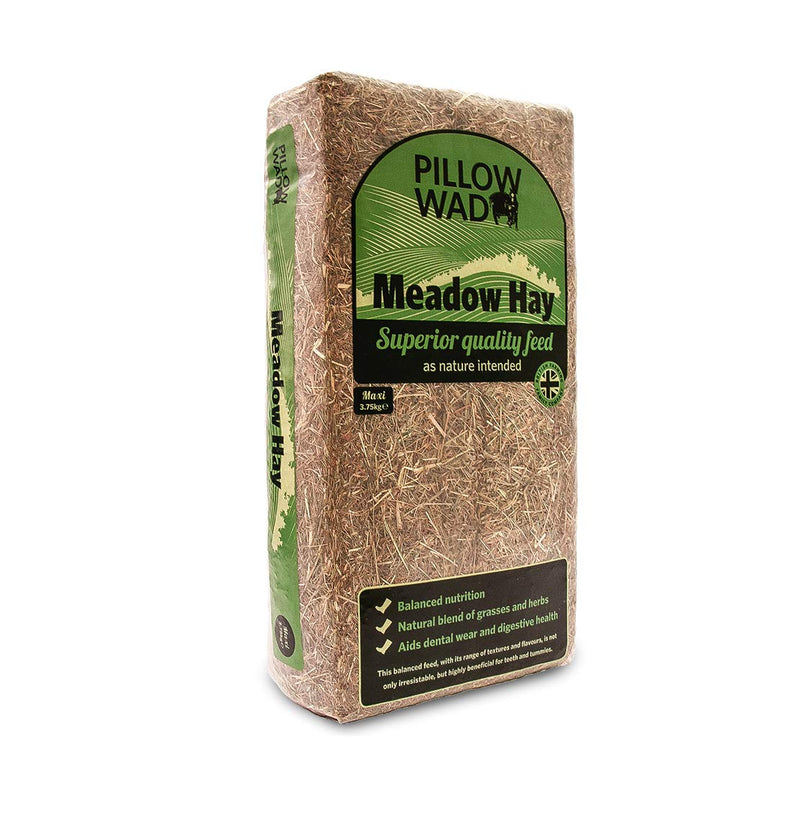 Pillow Wad Maxi Meadow Hay, 3.75 Kg, Pack Of 3 - PawsPlanet Australia