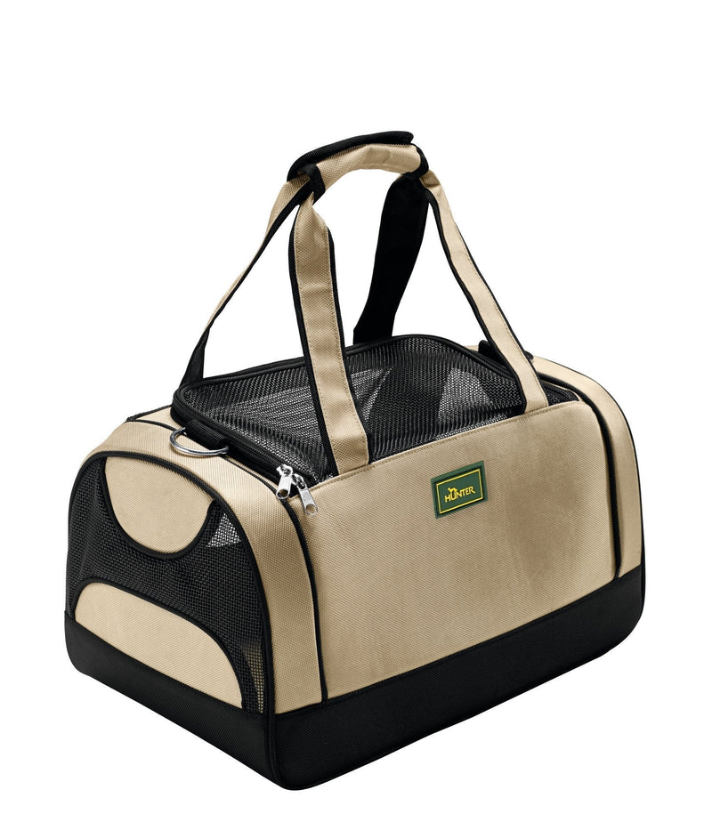 HUNTER Portland Carrier, Large, Tan/Black - PawsPlanet Australia