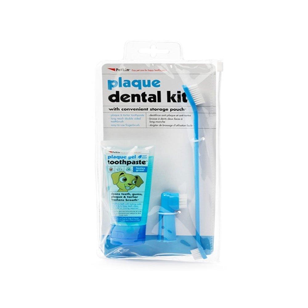 Petkin Plaque Dental Kit - PawsPlanet Australia