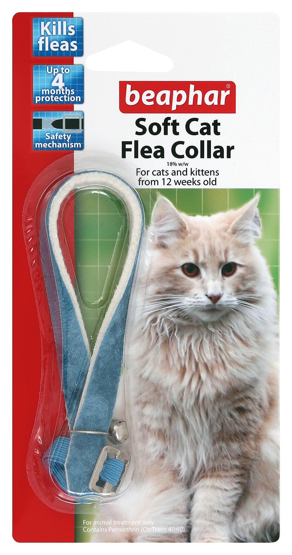 Beaphar Cat Flea Collar Blue Velvet - Valentina Valentti UK - PawsPlanet Australia