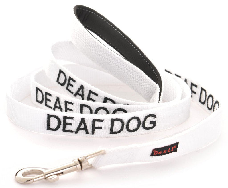 [Australia] - DEAF DOG Dexil Friendly Dog Collars Color Coded Dog Accident Prevention Leash 6ft/1.8m Prevents Dog Accidents By Letting Others Know Your Dog In Advance Award Winning 