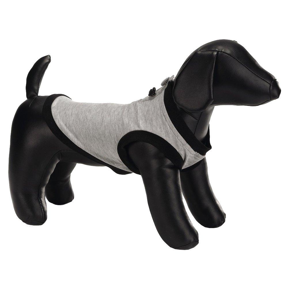 Beeztees "Joggy" Dog T-Shirt, 38 cm, Grey - PawsPlanet Australia