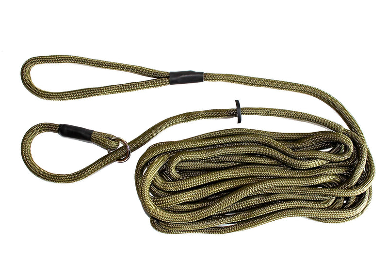 Dog & Field Training Lead - 6 meter Long Training / Exercise Lead - Super Soft Braided Nylon - Train or Exercise Your Dog Whilst Remaining in Full Control - PawsPlanet Australia