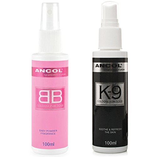 Ancol Baby Powder BB Cologne and Ted Barker K9 Dog Perfume Scent Set - PawsPlanet Australia