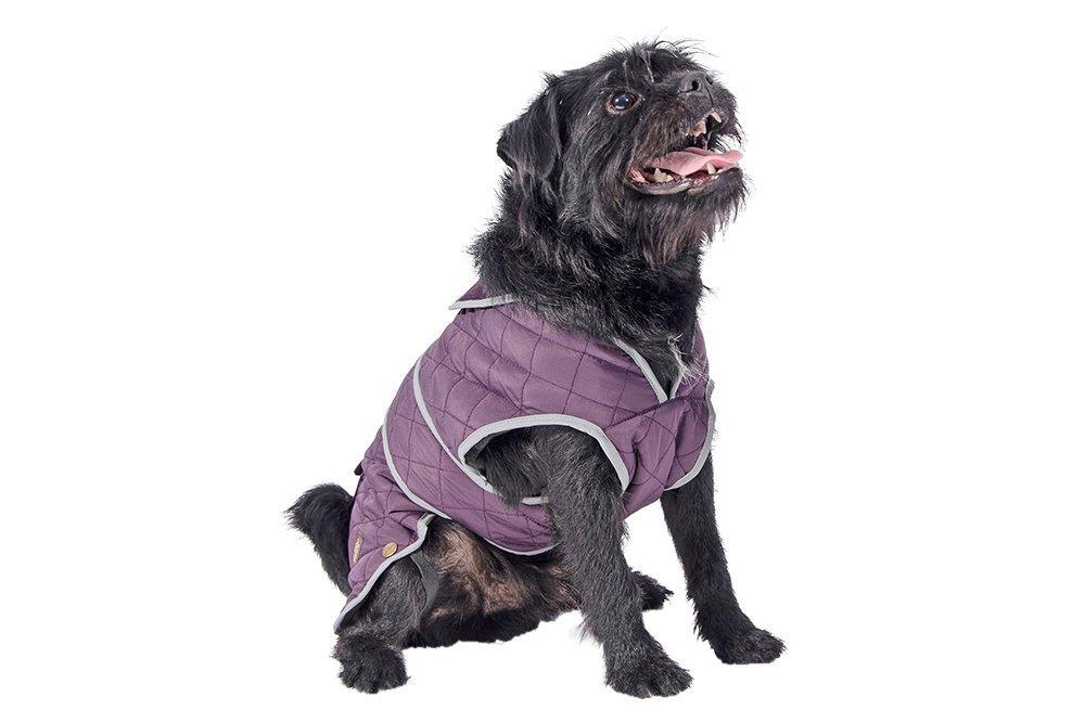 Ancol Muddy Paws Damson Barker Quilted Jacket, X-Large - PawsPlanet Australia