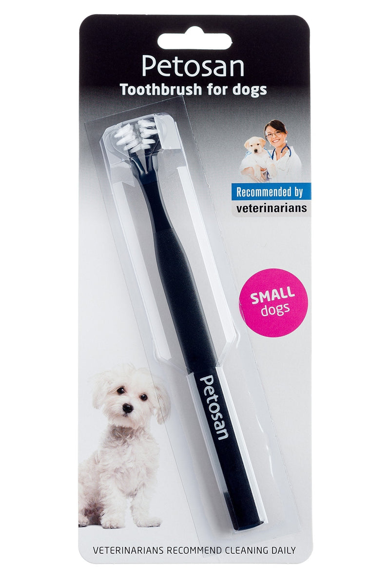 Petosan Double-Headed Toothbrush for Small Dogs Small up to 14 Pound - PawsPlanet Australia