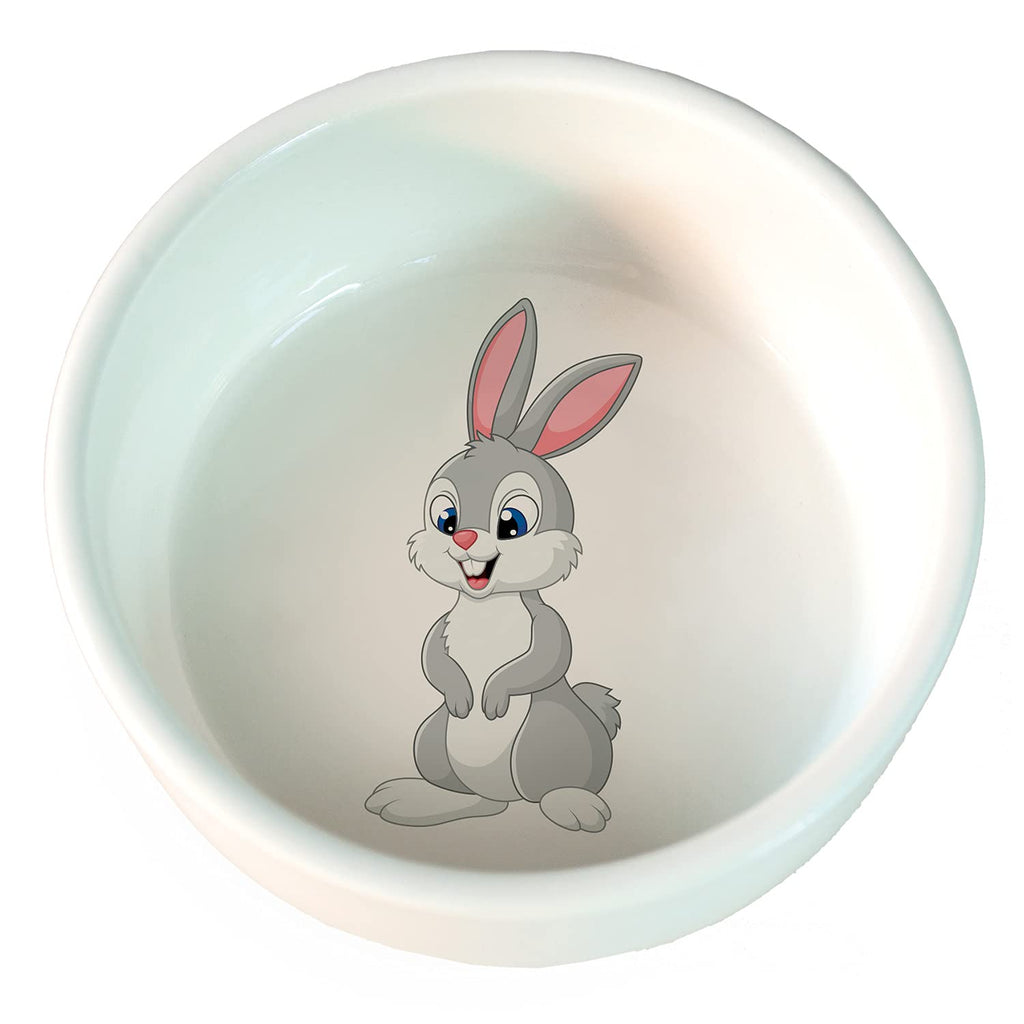 Arquivet 6064 - Ceramic bowl, hamster drawing, 300 ml, 11 cm, 1 unit - PawsPlanet Australia