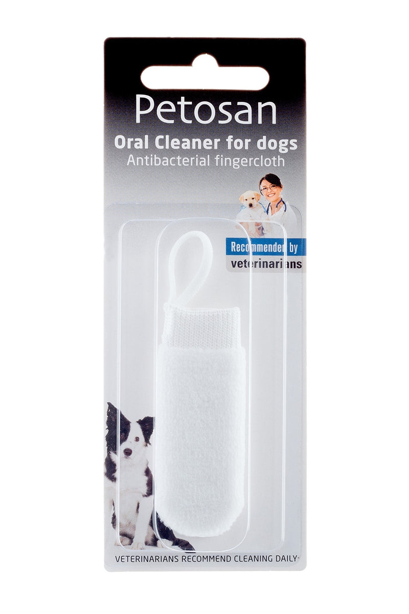 Petosan Oral Cleaner Finger Cloth for Dogs Vet (Single) - PawsPlanet Australia
