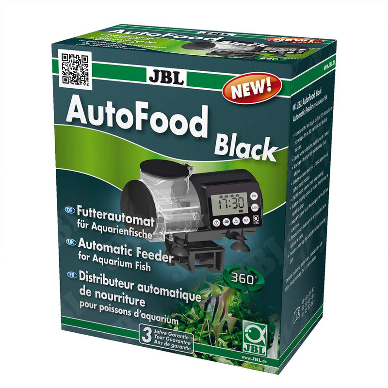 JBL AutoFood BLACK, Black automatic feeder for aquarium fish - PawsPlanet Australia