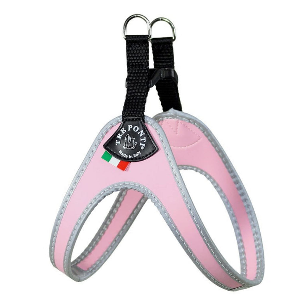 Tre Ponti Fibbia Small Dog Harness, 3 cm, Pink - PawsPlanet Australia