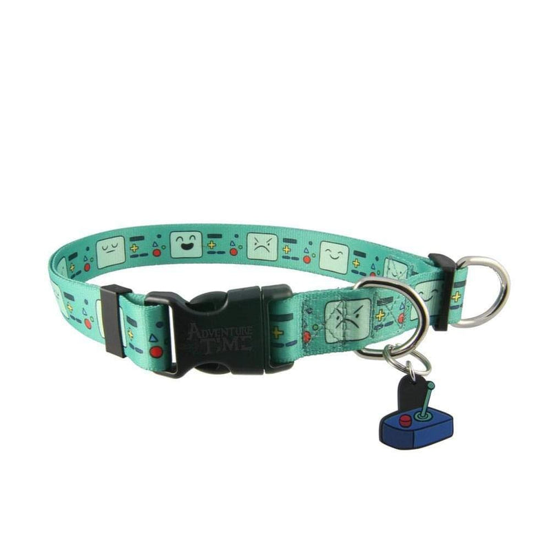 Pets Supply - Dog Collar - Adventure Time - BMO Faces-M 12-16" New AT107 - PawsPlanet Australia
