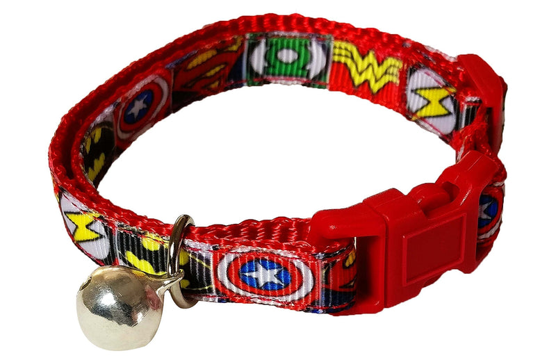 Spoilt Rotten Pets Iconic Comic Cat Collar With Bell & Safety Buckle - PawsPlanet Australia
