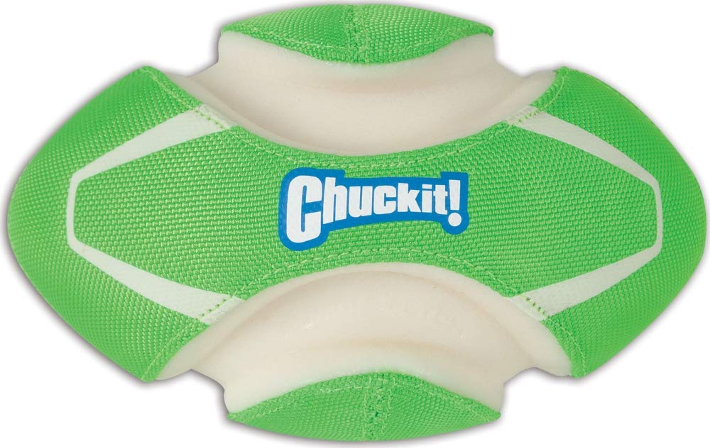 Chuckit Fumble Fetch Max Glow Dog Toy Green - PawsPlanet Australia