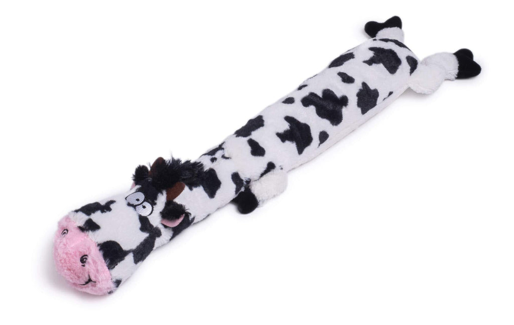 Petface Farmyard Buddies Lazy Moo Dog Toy - PawsPlanet Australia