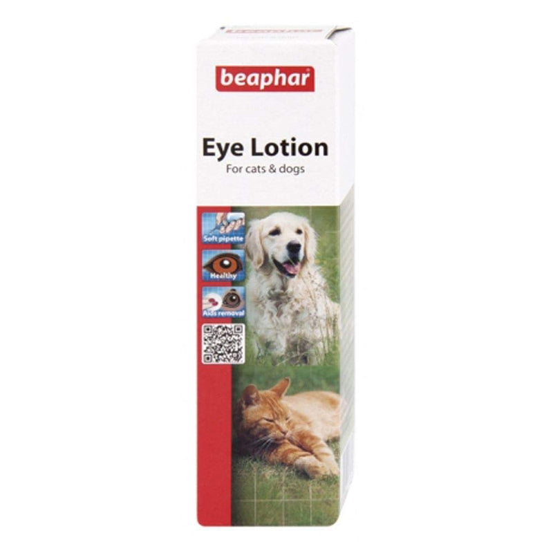 Beaphar Dog Cat Eye Lotion 50ml Sterile Saline  Solution - PawsPlanet Australia