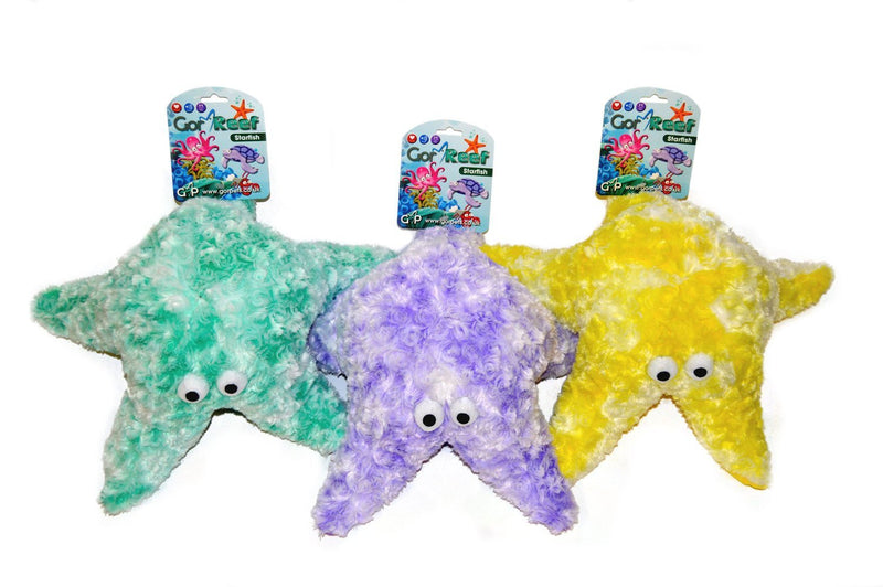 Gor Pets Dog Reef Starfish Plush Toy Soft Cuddle (Assorted Colours) - PawsPlanet Australia