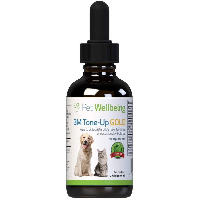 Pet Wellbeing Bm Tone-Up Gold - Dog Diarrhea Support - 2Oz (59Ml) - PawsPlanet Australia