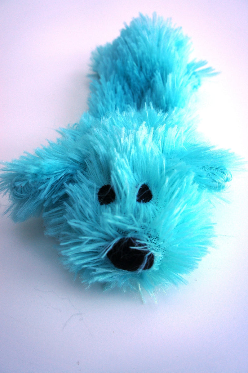 PUPPY TOY GOOD BOY RAGGY PUPPY BLUE SQUEAKY UNSTUFFED PUPPY TOY - PawsPlanet Australia