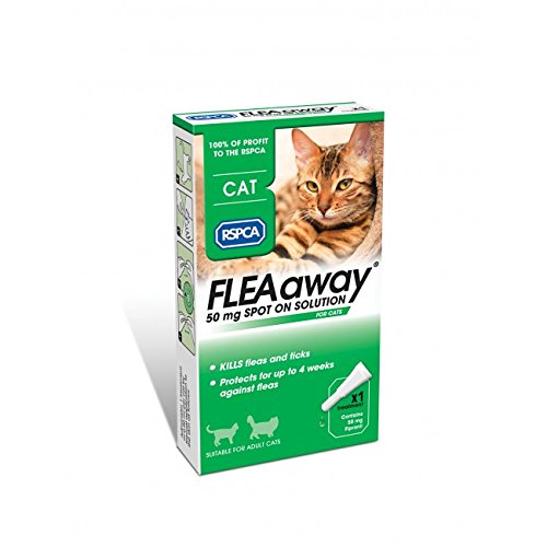 RSPCA FleaAway Spot On Solution for Cats, Single Pack, 50 mg - PawsPlanet Australia