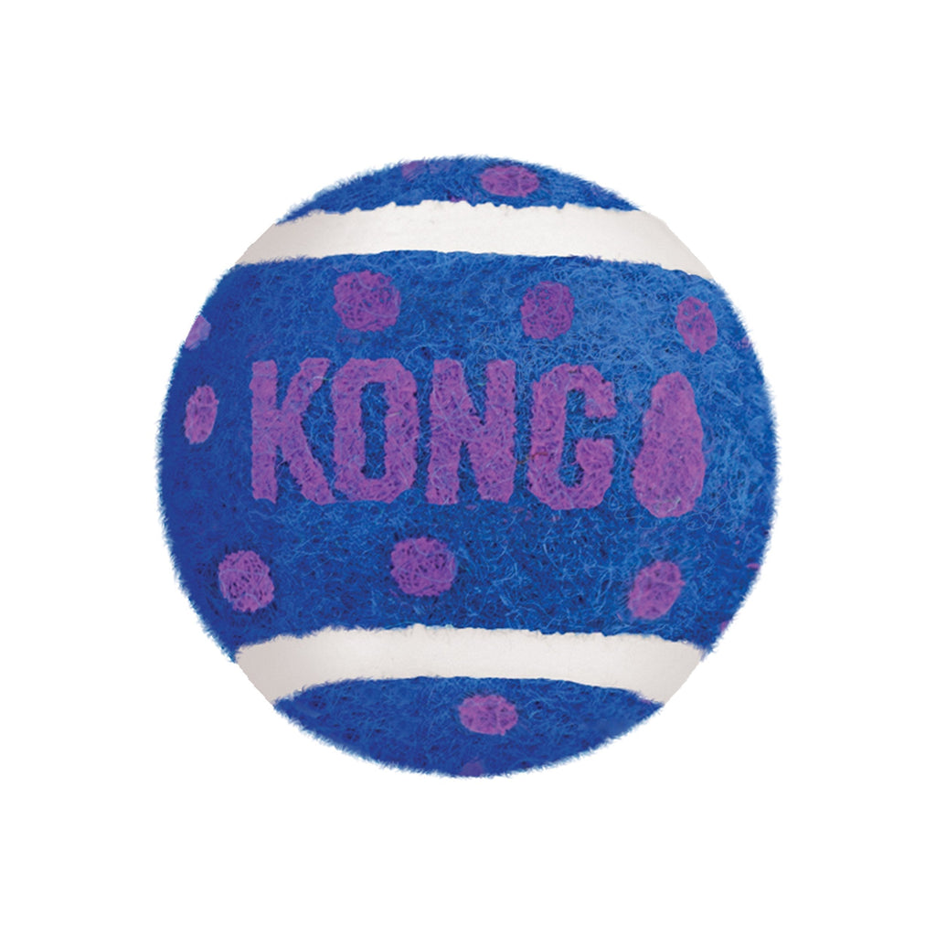 [Australia] - KONG - Cat Active Tennis Balls with Bells - Juguete para gatos con un cascabel dentro - Pack de 3 