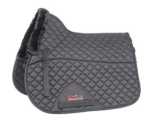 Shires Performance Full Size Supafleece Saddle Cloth Black - PawsPlanet Australia