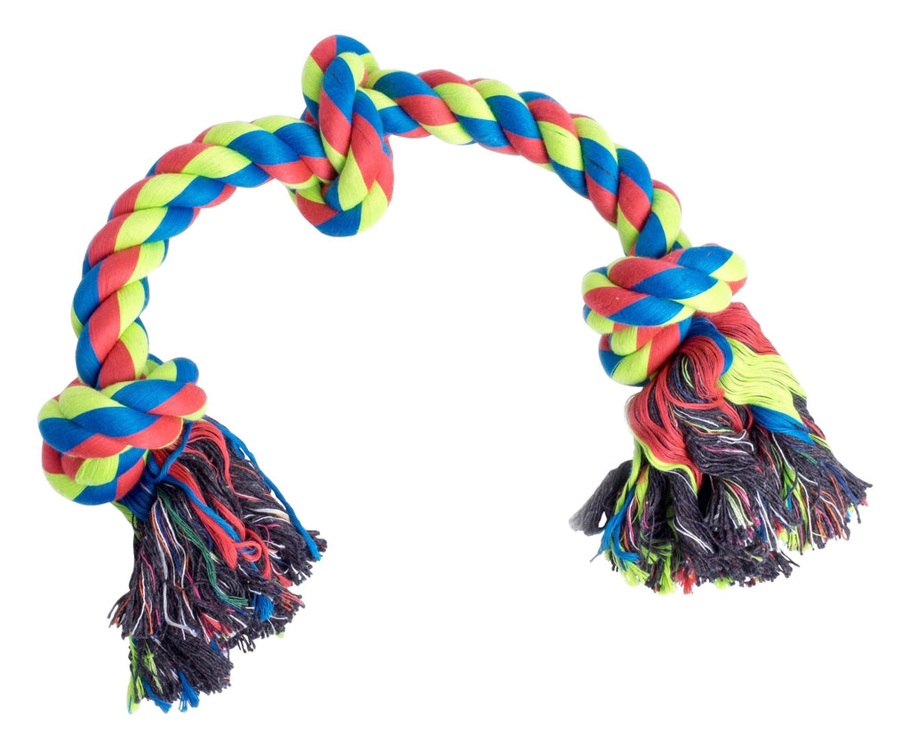 Toyz by Petface Triple Knot Rope Dog Toy, Large - PawsPlanet Australia