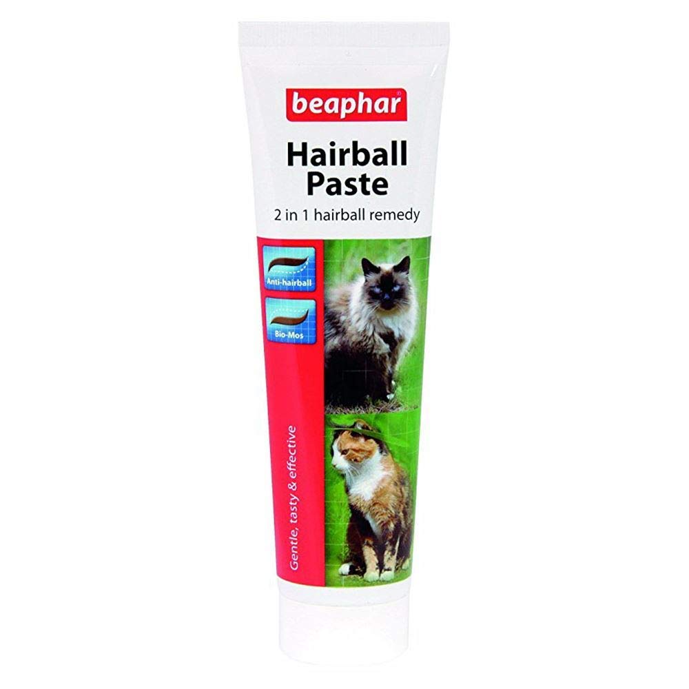 Beaphar Hairball Paste for Cats, 2 in 1 Hairball Remedy - PawsPlanet Australia