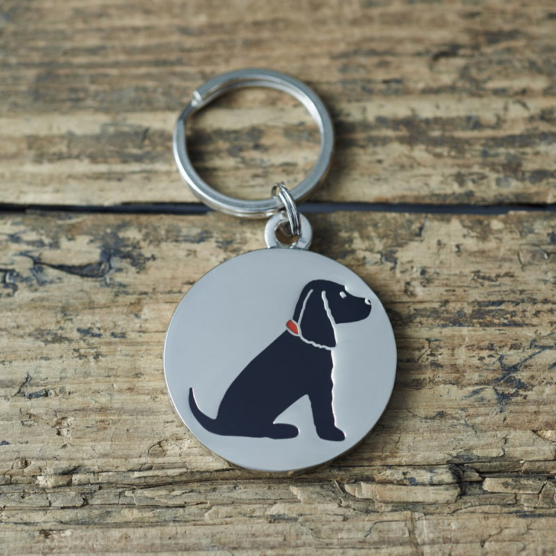 Black Cocker Spaniel dog tag - PawsPlanet Australia