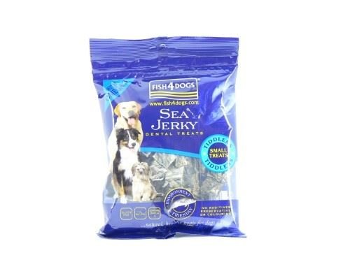 (4 Pack) Fish4Dogs - Sea Jerky Tiddlers 100g - PawsPlanet Australia