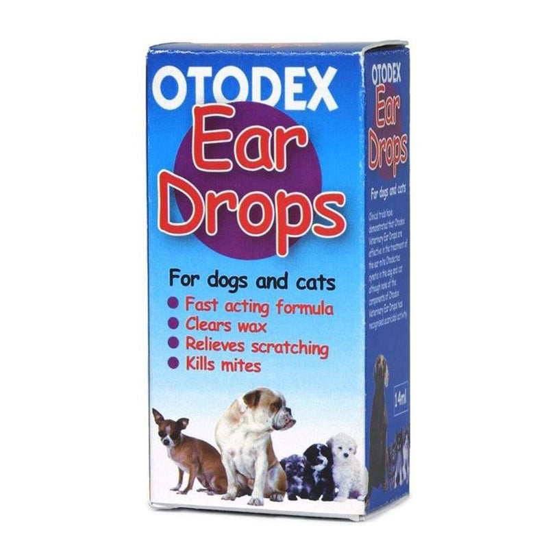 (2 Pack) Otodex - Ear Drops 14ML - PawsPlanet Australia