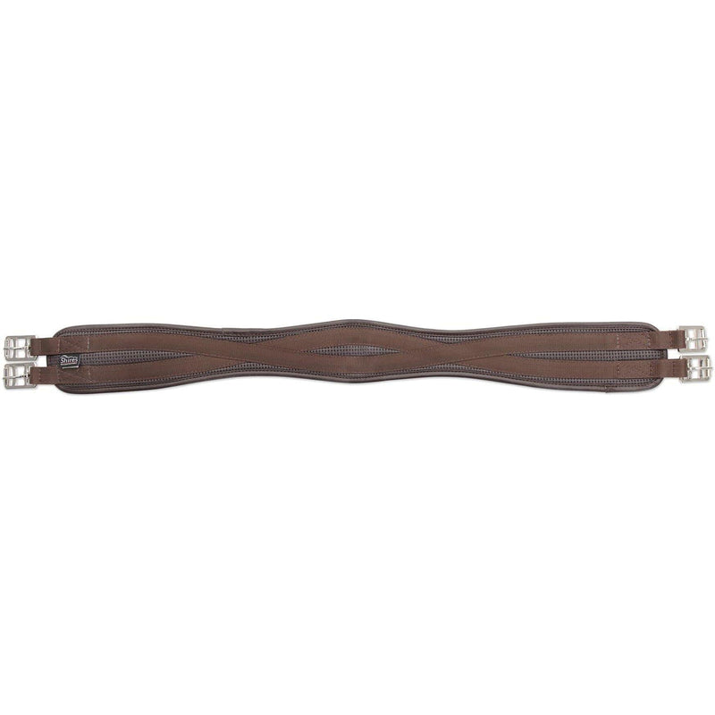 Shires Anti Chafe Contour girth no elastic 480e 40 Brown - PawsPlanet Australia