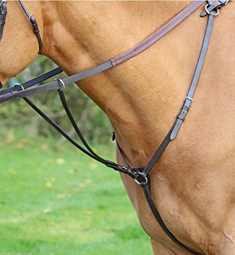 Shires Aviemore Hunt Weight Breastplate-Havana Cob - PawsPlanet Australia