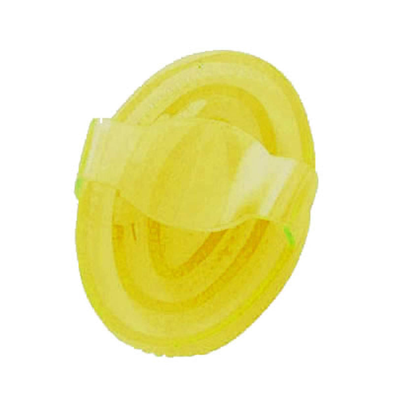 Lincoln Synthetic Rubber Curry Comb - Yellow - Large - PawsPlanet Australia