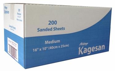 Kagesan Bulk Sanded Sheets Blue 16 X 10 (40 X 25cm) - PawsPlanet Australia