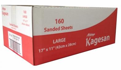 Kagesan Bulk Sanded Sheets Red 17 X 11 (43 X 28cm) - PawsPlanet Australia