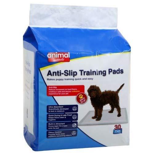 Animal Instincts Puppy and Dog Anti-Slip Training Pads, One Size, White, 1.2 kg - PawsPlanet Australia