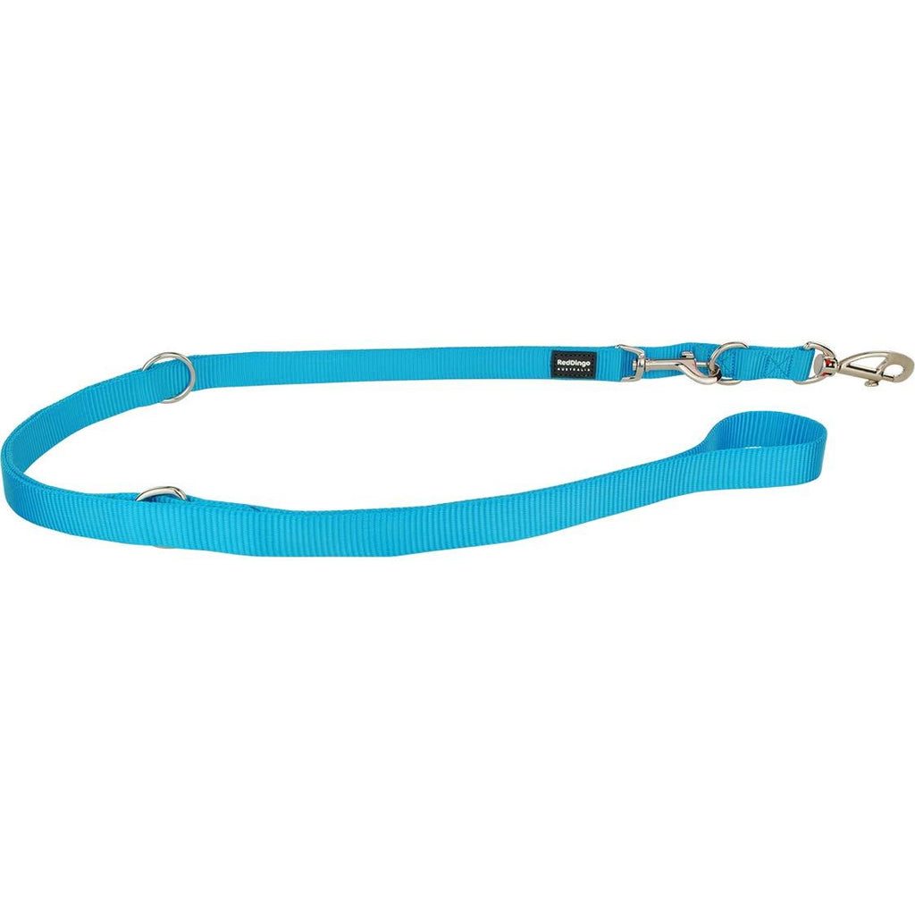 Red Dingo Plain Turquoise Training Dog Lead (20mm x 2M), One Size - PawsPlanet Australia