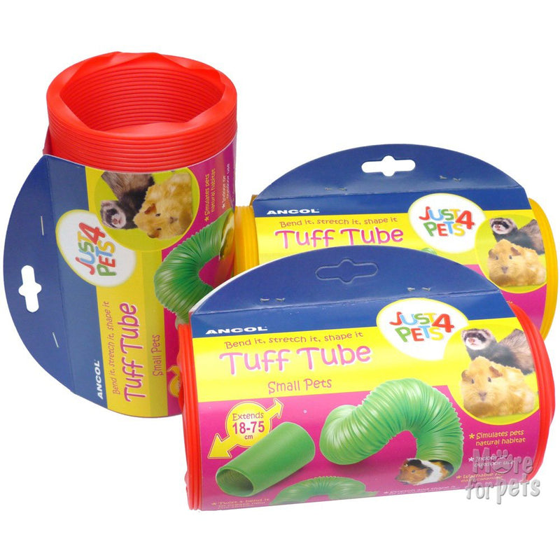 Ancol Small Animal Tuff Tube MULTIBUY - 3 x TUBES Mixed Colours - PawsPlanet Australia