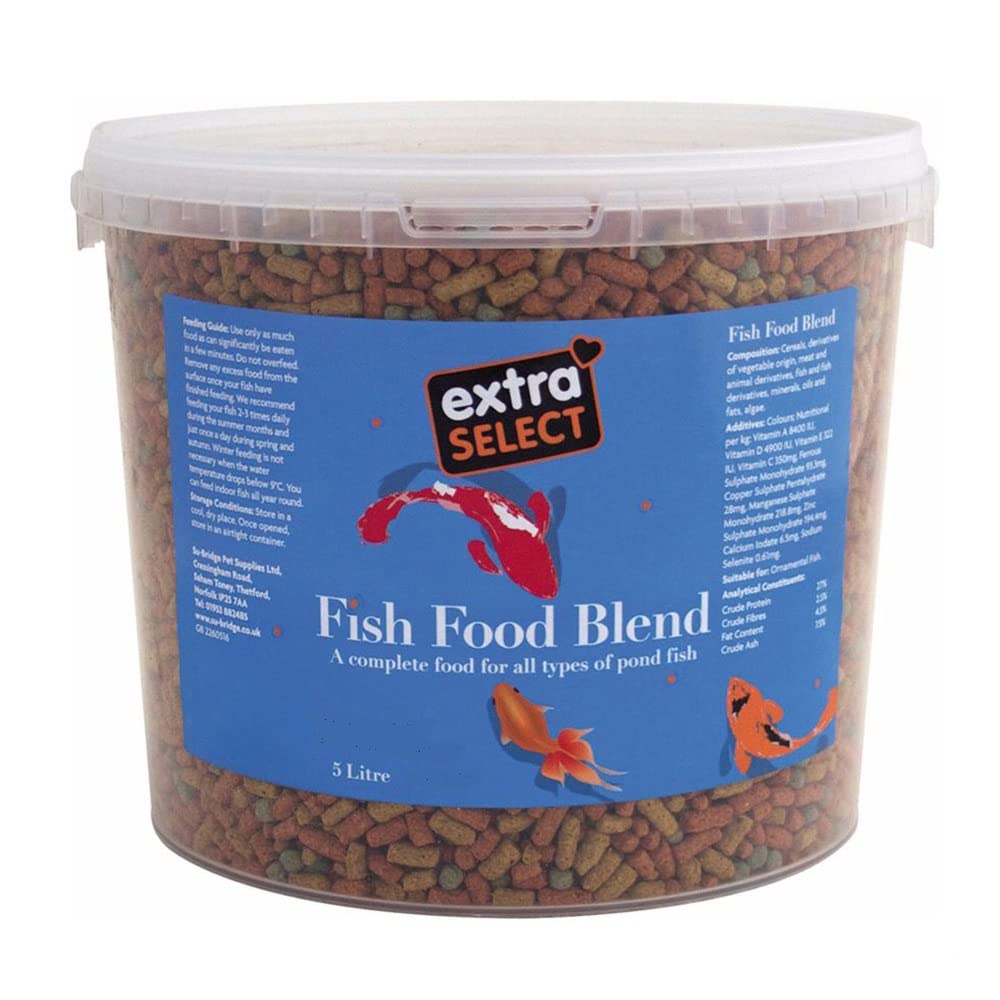 Extra Select Complete Fish Food Blend Tub, 5 Litre - PawsPlanet Australia