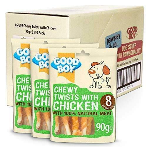 Chewy Twisters with Real Chicken 90 g (10 Packs) - PawsPlanet Australia
